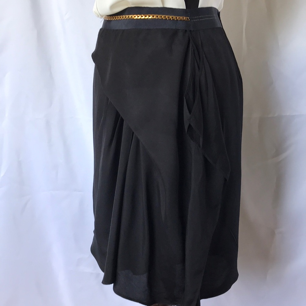 Mendocino slinky drape pnl gold wat skirt - Picture 2 of 9